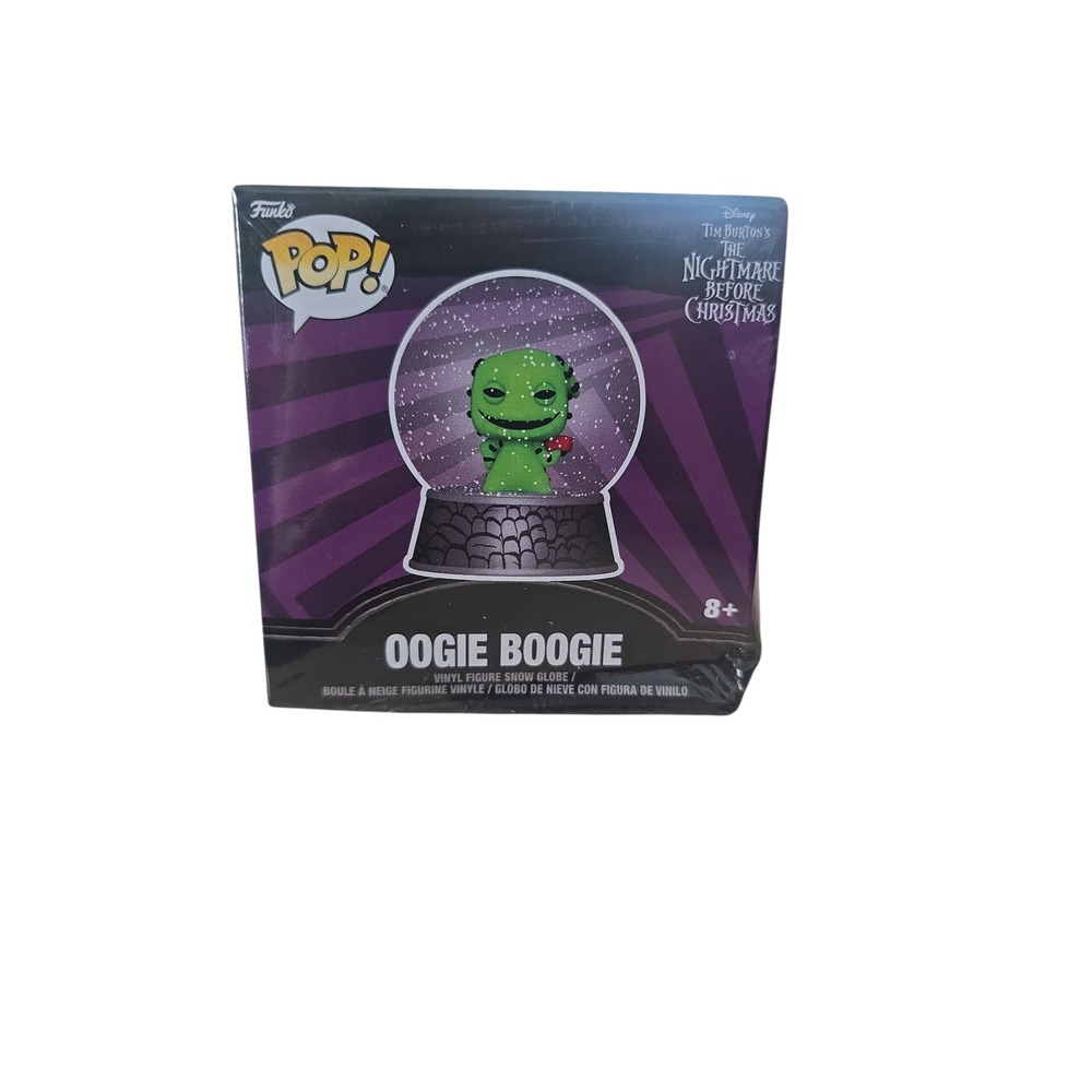 Tim Burtons The Nightmare Before Christmas Funko Oogie Boogie Vinyl Snow Globe